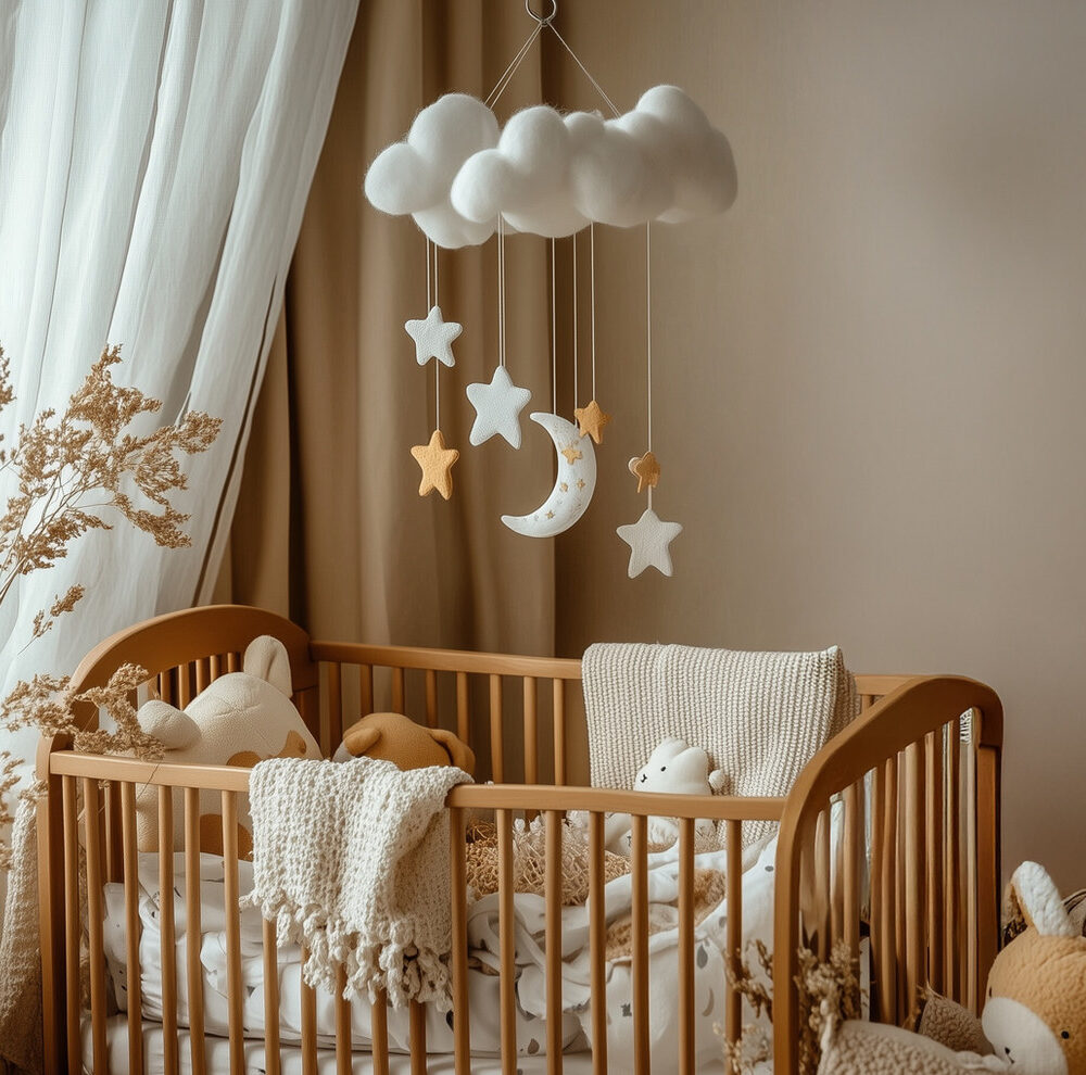 A peaceful, freshly cleaned nursery